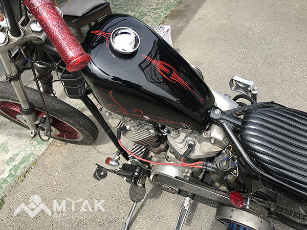 ハーレー  ピンストライプ！